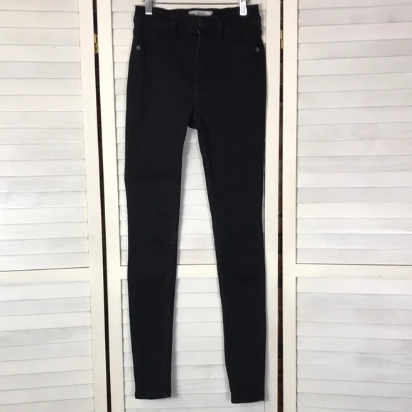 🍄Free People Black Skinny Jean - Picture 1 of 9